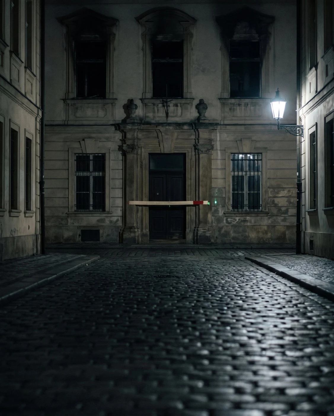 Vienna, 1961 — a darkened street at dusk
